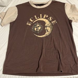 Brown eclipse shirt